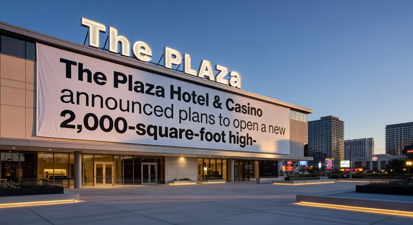 Artist's rendering of a modern high-limit gaming room interior, showcasing rows of gleaming slot machines, electronic tables, and a stylish concierge area under soft, inviting lights