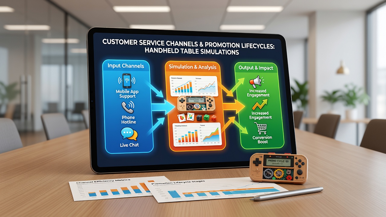 User engaging with live chat support while viewing active promotions in a handheld table simulation app